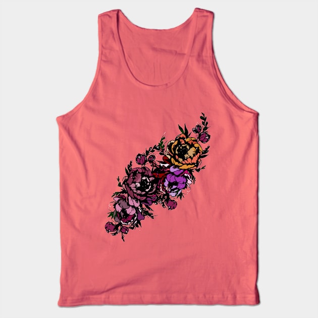 flowers Tank Top by amenij